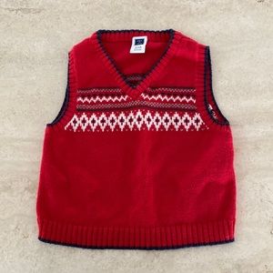 Christmas Sweater Vest- Janie and Jack